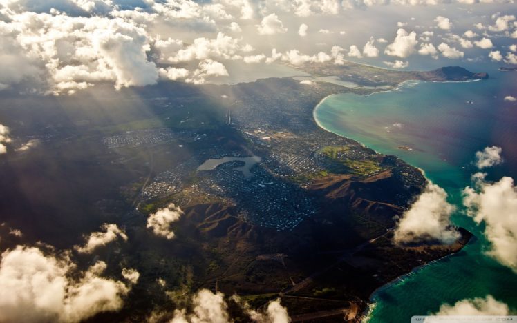 hawaii, Aerial, Tagnotallowedtoosubjective HD Wallpaper Desktop Background