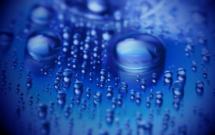water, Water, Drops, Macro HD Wallpaper Desktop Background
