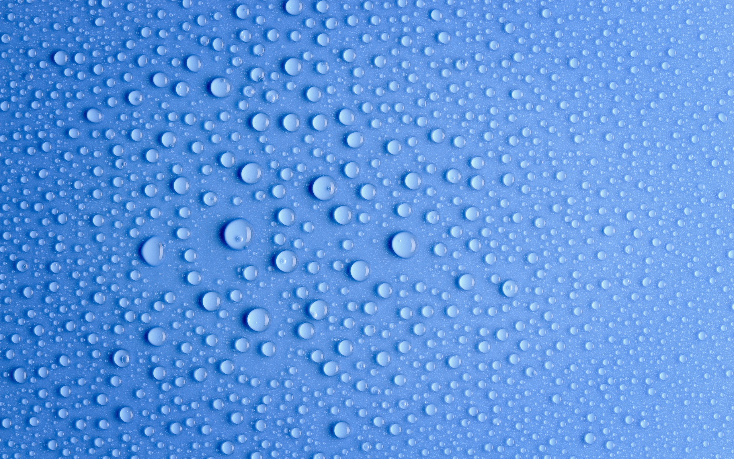 blue, Water, Drops Wallpaper