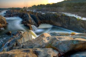 landscapes, Nature, Rocks, Falls, Long, Exposure, Rivers, Virginia
