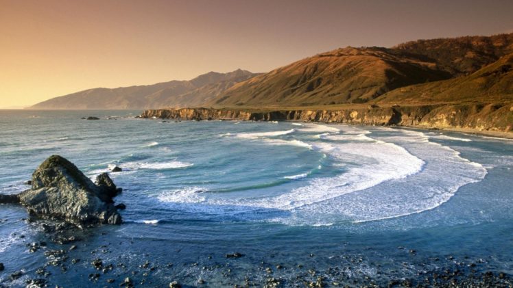 california, Range, Santa, Lucia, Sand, Dollar, Beaches HD Wallpaper Desktop Background