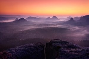 sunset, Mountains, Landscapes, Forests, Germany, Mist, Hdr, Photography, Saxon, Switzerland