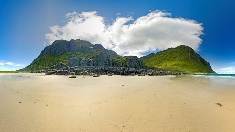 mountains, Islands, Beaches HD Wallpaper Desktop Background