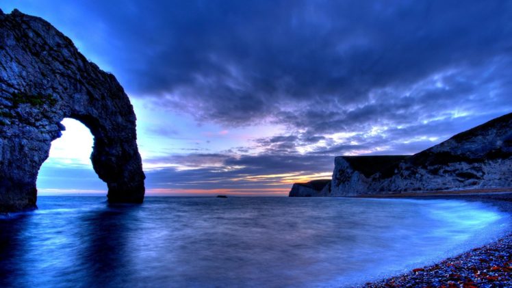blue, Ocean, Bay, Arch, Sea, Beaches HD Wallpaper Desktop Background