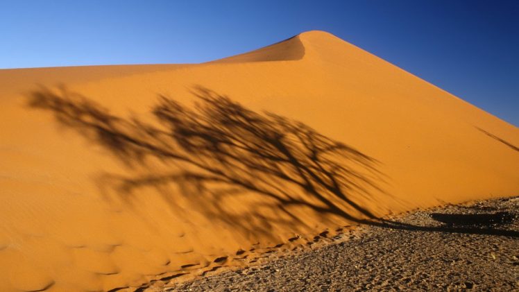 deserts, Shadows, Namibia, Africa, National, Park, Dune HD Wallpaper Desktop Background