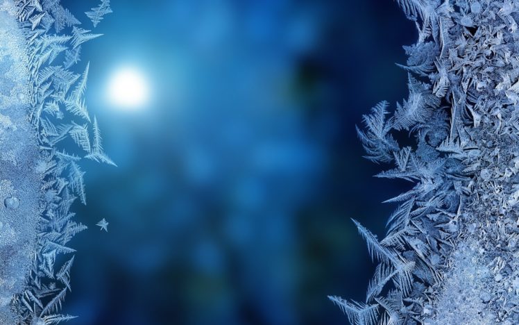 nature, Winter, Frost, Window, Glass, Seasons, Light, Ice, Cold, Freezing, Blue, Christmas HD Wallpaper Desktop Background