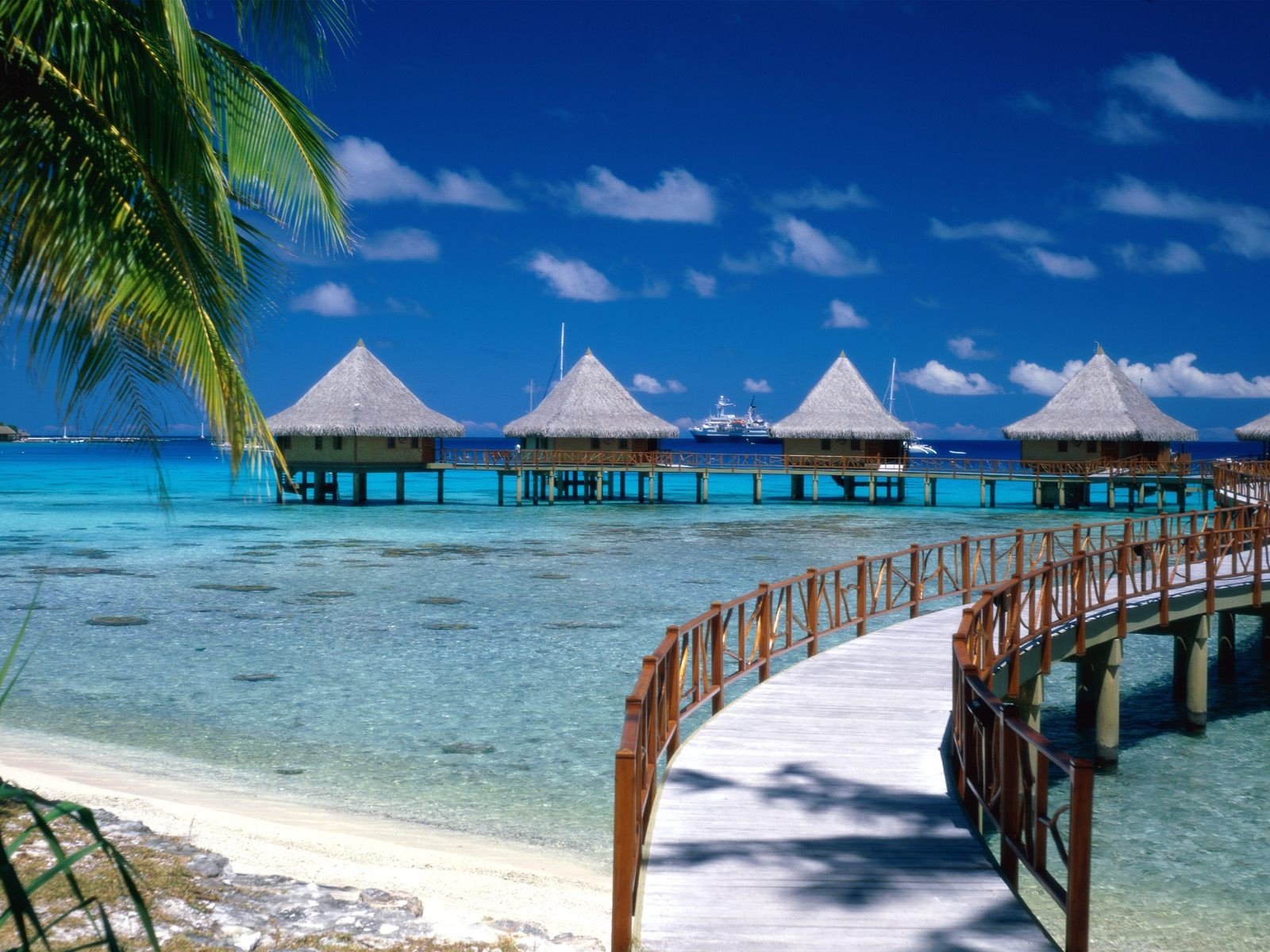 paradise, French, Polynesia Wallpaper