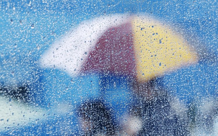 rain, Storm, Umbrella, Bokeh, Mood HD Wallpaper Desktop Background