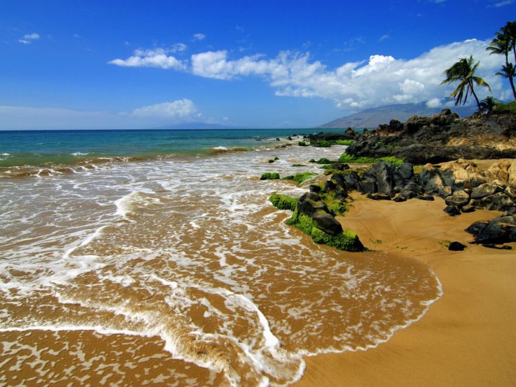 landscapes, Hawaii, Islands, Beaches HD Wallpaper Desktop Background