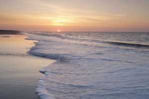 sunrise, Islands, North, Carolina, Sea