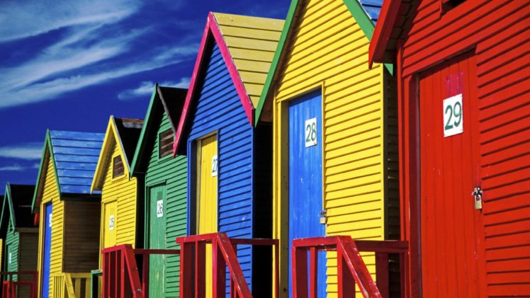 houses, South, Africa, Africa, Beaches HD Wallpaper Desktop Background