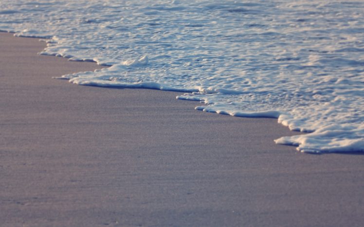 ocean, Sand HD Wallpaper Desktop Background