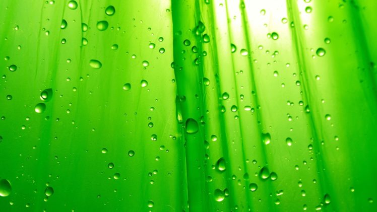 green, Water, Drops HD Wallpaper Desktop Background