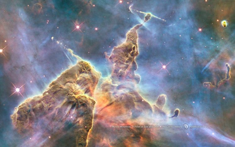 space, Nasa, Hubble, Carina, Nebula, Mystic, Mountain HD Wallpaper Desktop Background
