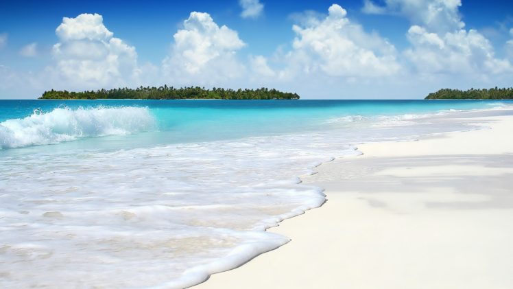 nature, Waves, Summer, Scenario, Sea HD Wallpaper Desktop Background