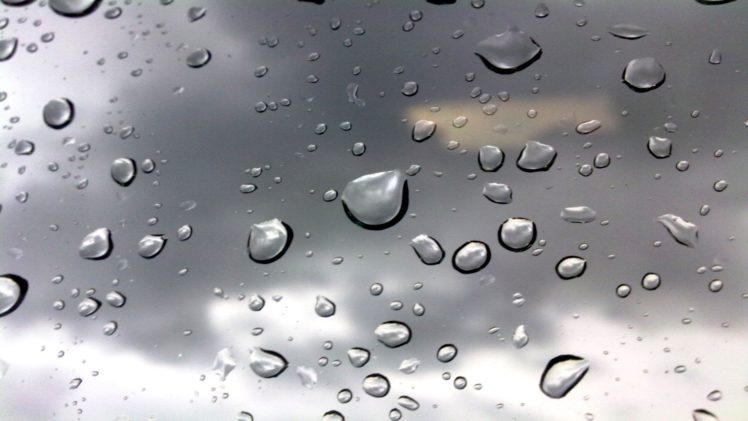 rain, Water, Drops, Rain, On, Glass HD Wallpaper Desktop Background