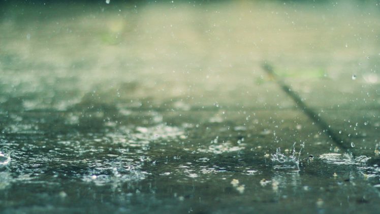 water, Rain, Water, Drops, Depth, Of, Field, Splashes HD Wallpaper Desktop Background