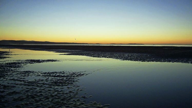 water, Sunset, Sea, Beaches HD Wallpaper Desktop Background