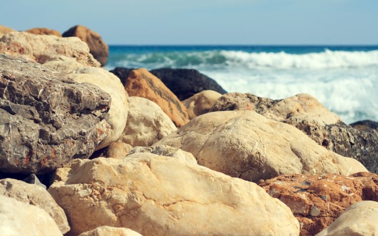 rocks, Beaches HD Wallpaper Desktop Background