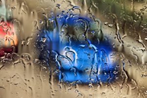 rain, Cars, Rain, On, Glass