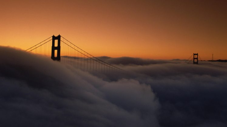 clouds, Golden, Gate, Bridge, California, San, Francisco, Us, Marines, Corps HD Wallpaper Desktop Background