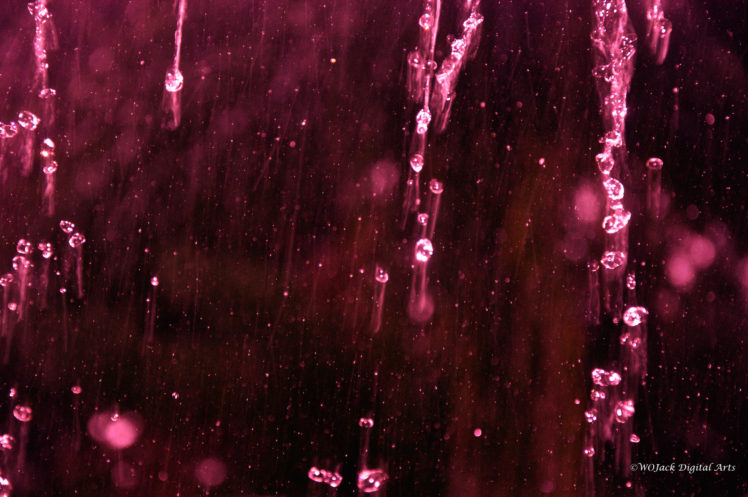 red, Rain, Storm, Glass, Window, Abstract, Bokeh HD Wallpaper Desktop Background