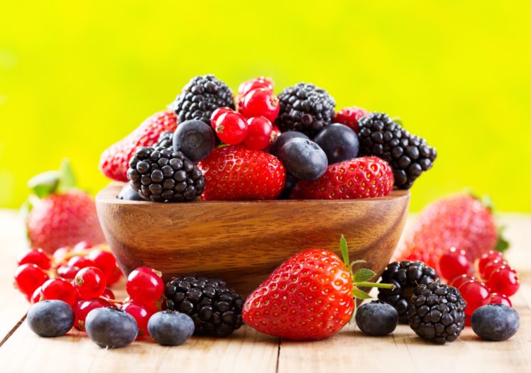 berries, Strawberries, Blackberries, Blueberries, Currants, Cup, Fresh, Berries, Strawberry HD Wallpaper Desktop Background