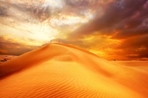 sunrise, Sand, Landscape, Clouds, Nature, Desert, Sky, Dune