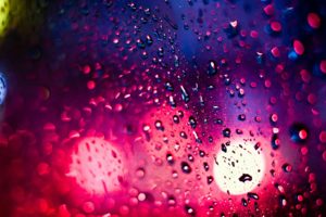 bokeh, Drops, Rain, Lights, Window, Glass, Water, Color, Wet