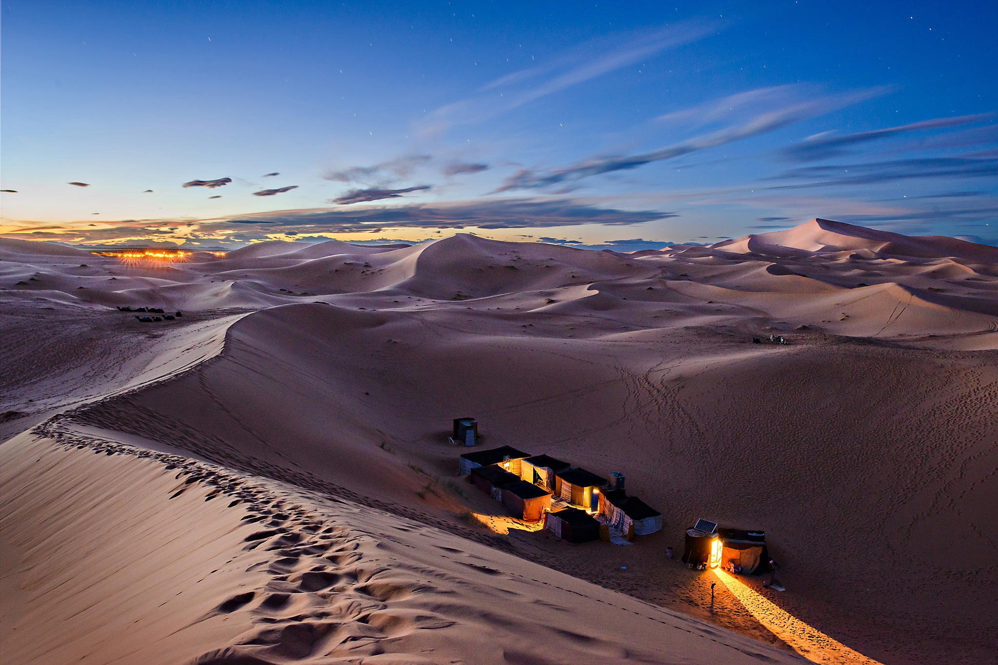 ustynya, Dawn, Tents, Nature, Desert, Sand, Dune Wallpaper