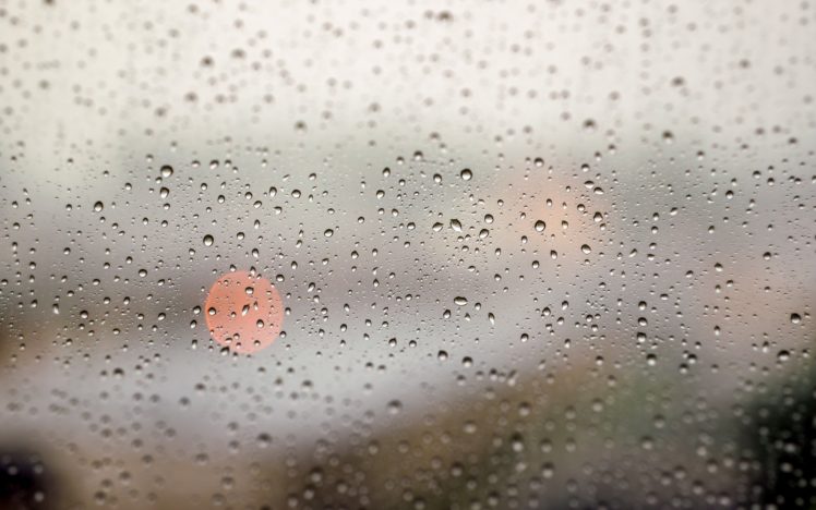 glass, Window, Rain, Storm, Drops, Lights, Water HD Wallpaper Desktop Background
