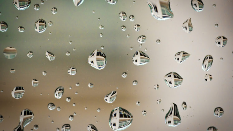 water, Drops, Glass, Window, Rain, Bokeh HD Wallpaper Desktop Background
