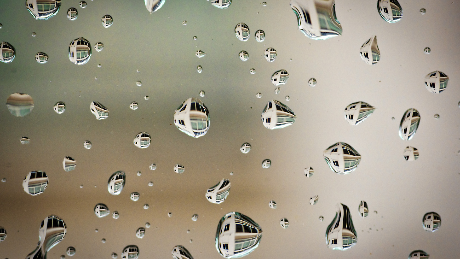water, Drops, Glass, Window, Rain, Bokeh Wallpaper