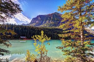 lake, Louise, Banff, National, Park, Alberta, Canada, Mountains