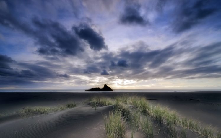 sea, Aeyaey, Dunes, Landscape, Beaches, Ocean, Sky HD Wallpaper Desktop Background