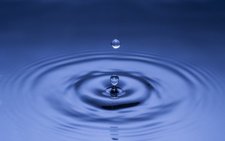 water, Blue, Drops HD Wallpaper Desktop Background