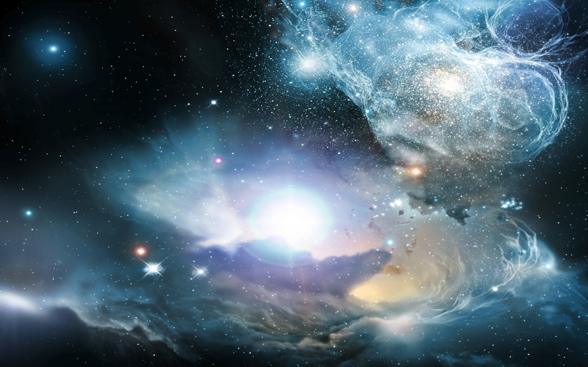 outer, Space, Nebulae, Nebula, Stars Wallpaper