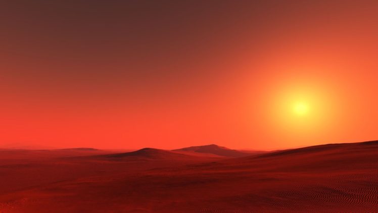 dawn, In, The, Desert HD Wallpaper Desktop Background
