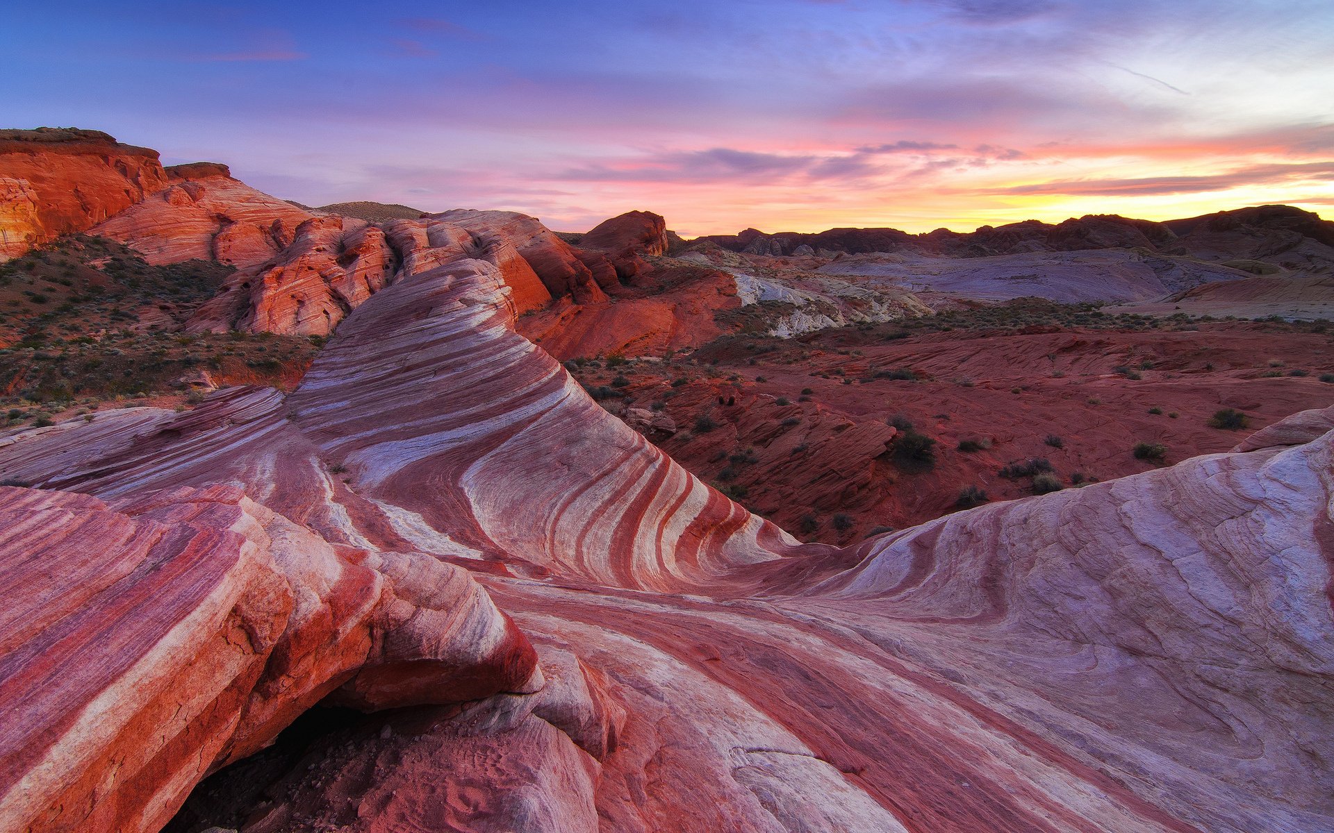 desert, Nature, Rocks, America, Rocks, Patterns, Sky Wallpaper