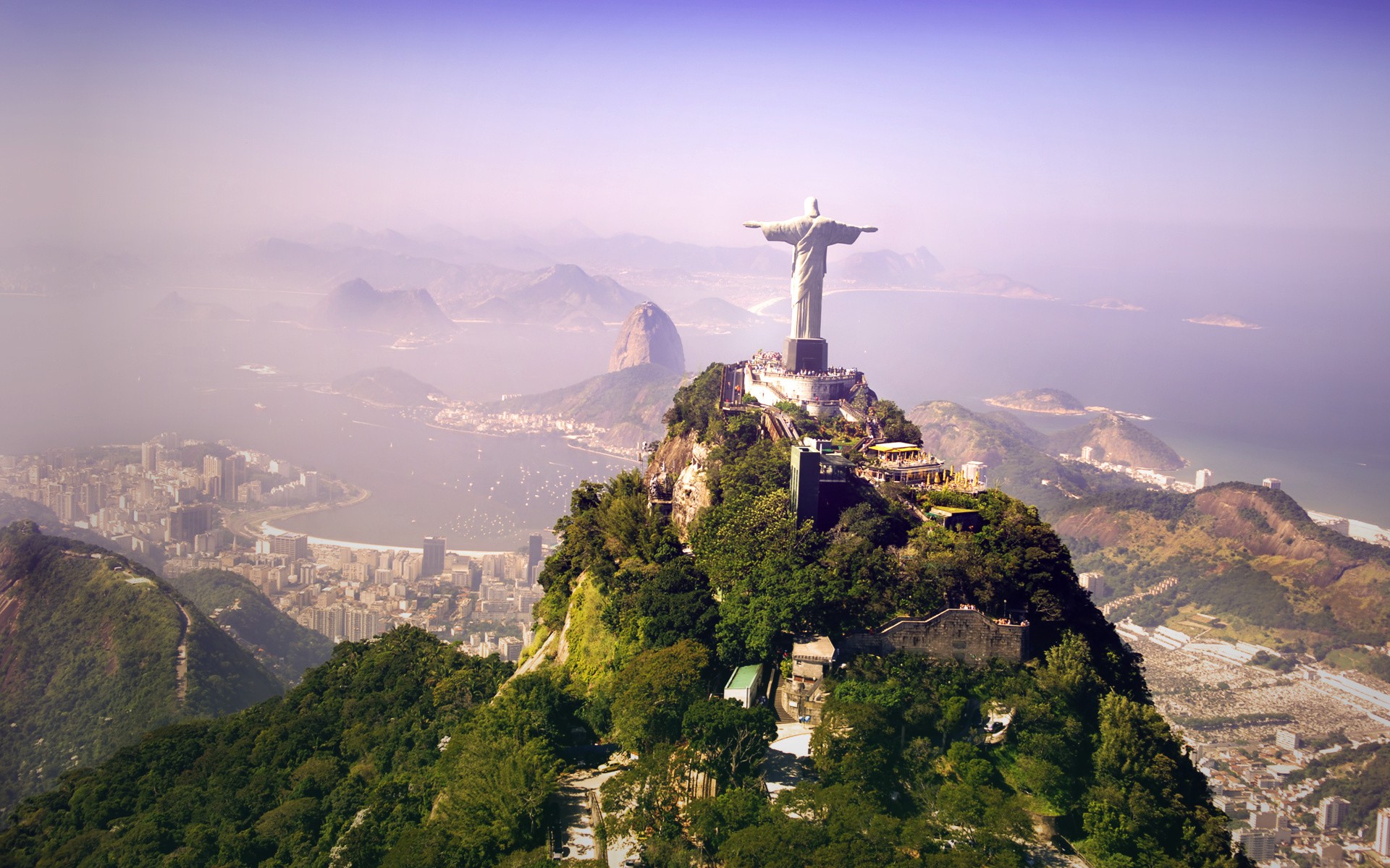 ocean, Hills, Brazil, Sculpture, Rio, De, Janeiro, Jesus, Cities, Cristo, Redentor, Christ, The, Redeemer Wallpaper