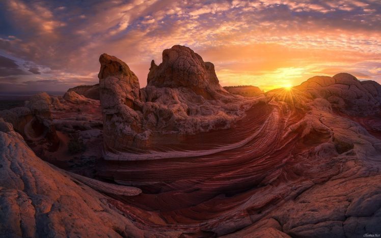 mountains, Sunset, Desert HD Wallpaper Desktop Background