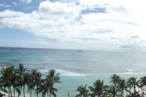 view, From, Waikiki, Beach, Hawaii