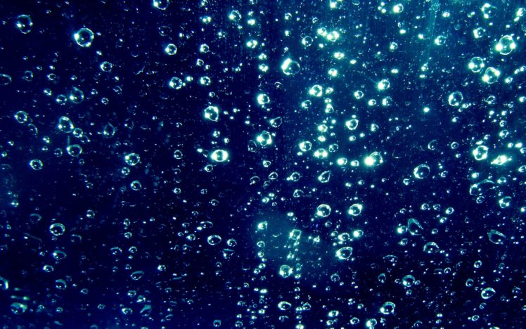 water, Abstract, Blue, Bubbles, Digital, Art HD Wallpaper Desktop Background