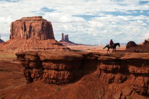 clouds, Nature, Animals, Rocks, Horses, Utah, Monument, Valley, Navajo, Blue, Skies