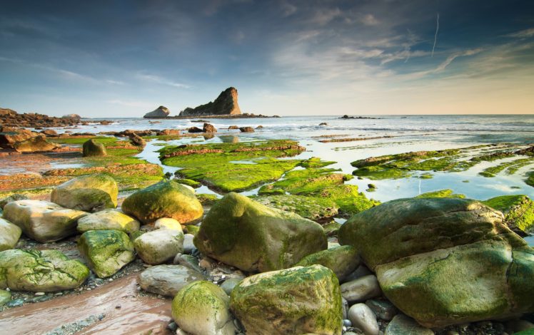 coast, Stones, Water, Nature, Beach, Sea, Ocean HD Wallpaper Desktop Background
