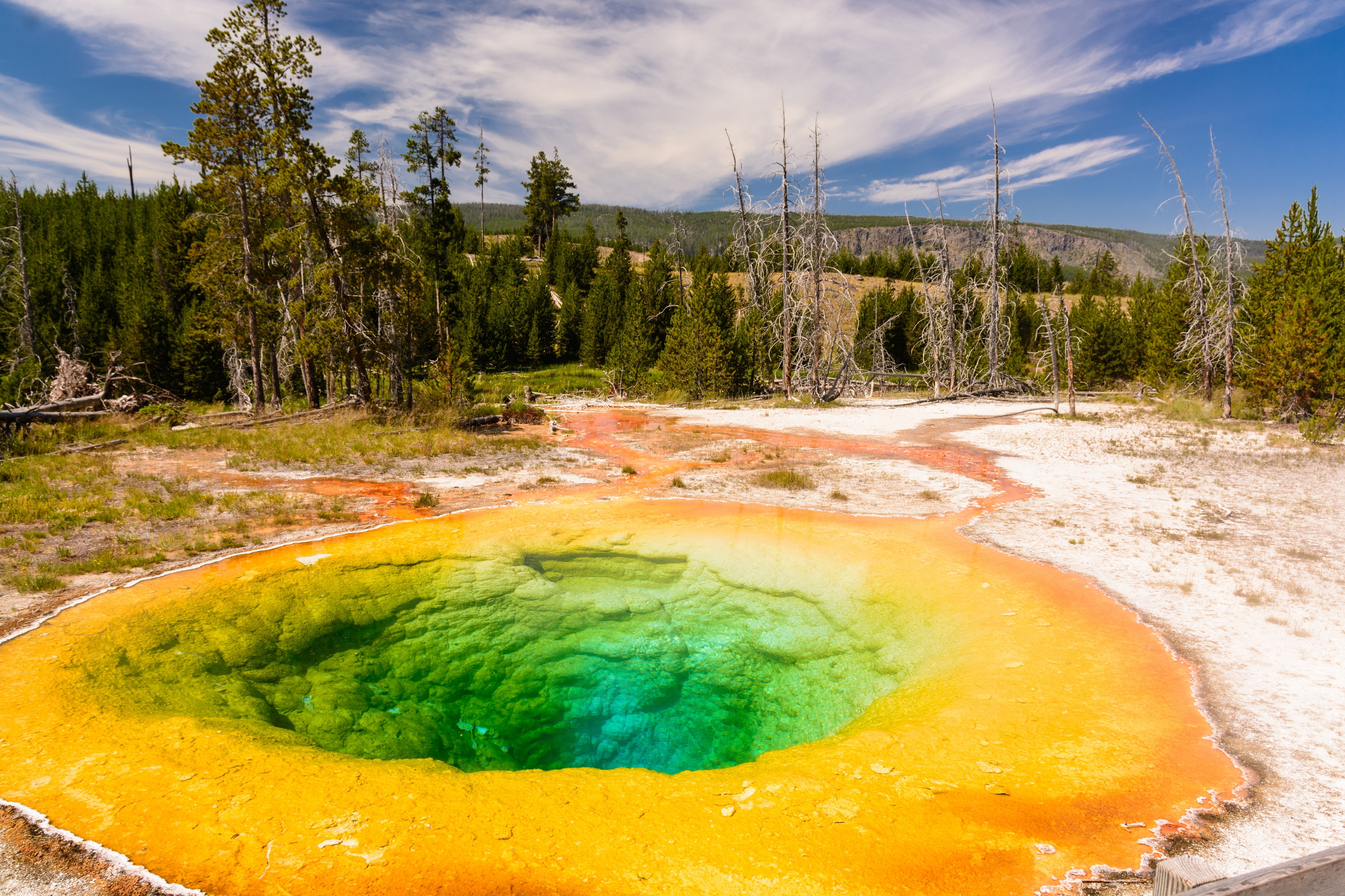 hot, Spring, Morning, Glory, Pool, Yellowstone, National, Park, Wyoming, Usa Wallpaper