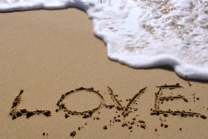 love, Beach, Sea, Sand