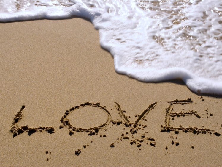 love, Beach, Sea, Sand HD Wallpaper Desktop Background