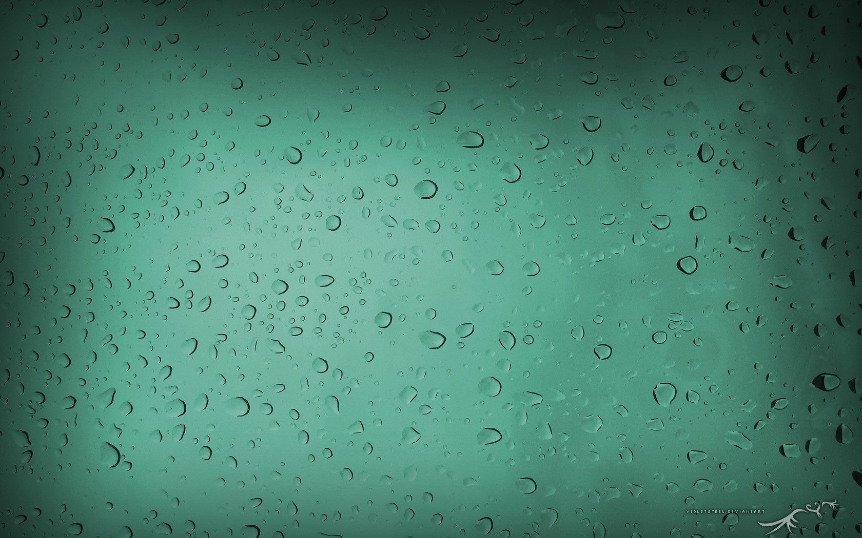 textures, Water, Droplets, Turquoise Wallpaper
