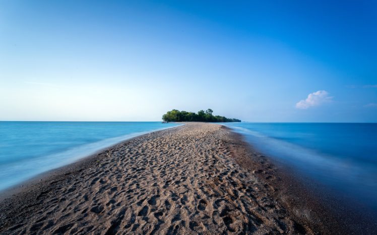 ocean, Island, Point, Pelee, Provincial, Park, Ontario, Beach HD Wallpaper Desktop Background